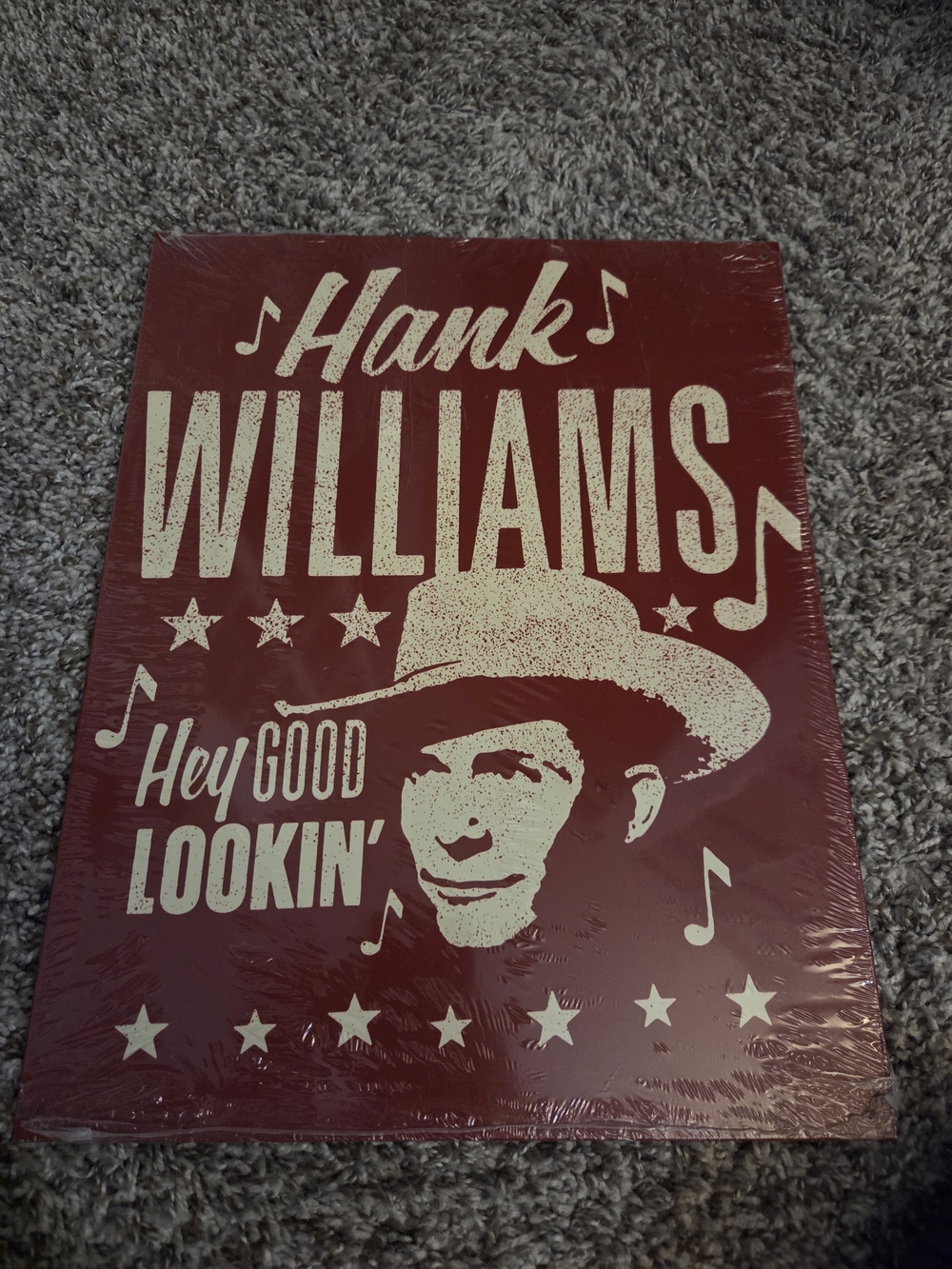 Hank Williams Vintage Style Wall Art